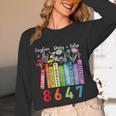 Floral Foxglove Daisy Tulip 8647 Books Lover Blooming Flower Unisex Long Sleeve T-Shirt
