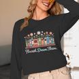 Flourish Dream Thrive Floral Books For Book Lovers Unisex Long Sleeve T-Shirt Flourish Dream Thrive Floral Books For Book Lovers Unisex Long Sleeve T-Shirt