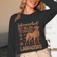 Fox Red Labrador Retriever Introvert Foxred Lab Unisex Long Sleeve T-Shirt