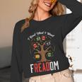 Freadom Tree Read Reading Librarian Book Across America Unisex Long Sleeve T-Shirt