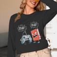 Gamer Book Lover Girl Women Bookworm Video Gaming Daughter Unisex Long Sleeve T-Shirt
