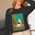 Groovy Ghost Reading Book Cat Halloween Ghost Teacher Unisex Long Sleeve T-Shirt Groovy Ghost Reading Book Cat Halloween Ghost Teacher Unisex Long Sleeve T-Shirt