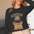 Groundhogs Prefer Books Over Winter February Unisex Long Sleeve T-Shirt
