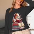 Guinea Pig Reading Books Matching Bookworm Readers Librarian Unisex Long Sleeve T-Shirt