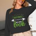 Happiness Is a Cup Of Tea And a Good Book Unisex Long Sleeve T-Shirt