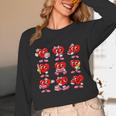 Heart Reading Books Valentine’s Day Girl And Boy Book Lovers Unisex Long Sleeve T-Shirt