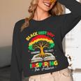 Honoring Past Inspiring Future History Month Book Tree Unisex Long Sleeve T-Shirt
