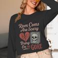 Horror Book Club Creepy Reader Gothic Fiction Thriller Fan Unisex Long Sleeve T-Shirt Horror Book Club Creepy Reader Gothic Fiction Thriller Fan Unisex Long Sleeve T-Shirt