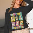 HUGvyn Happy 100 Days Of School Teacher Goose Preppy Books Unisex Long Sleeve T-Shirt