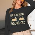 I'm This Many Books Old Read Book 2nd Birthday 2 Years Old Unisex Long Sleeve T-Shirt I'm This Many Books Old Read Book 2nd Birthday 2 Years Old Unisex Long Sleeve T-Shirt