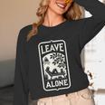 Introvert's Peaceful Solitude Graphic Leave Alone Quiet Unisex Long Sleeve T-Shirt