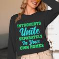 Introverts Unite Introvert Antisocial Sarcasm Anti Social Unisex Long Sleeve T-Shirt Introverts Unite Introvert Antisocial Sarcasm Anti Social Unisex Long Sleeve T-Shirt
