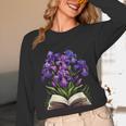 Irises Flowers Book Iris Floral Unisex Long Sleeve T-Shirt Irises Flowers Book Iris Floral Unisex Long Sleeve T-Shirt