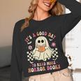 It's A Good Day To Read More Horror Books Halloween Unisex Long Sleeve T-Shirt It's A Good Day To Read More Horror Books Halloween Unisex Long Sleeve T-Shirt