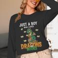 Just a Boy Who Loves Dragons And Books Reading Dragon Unisex Long Sleeve T-Shirt Just a Boy Who Loves Dragons And Books Reading Dragon Unisex Long Sleeve T-Shirt