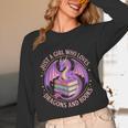 Just A Girl Who Loves Dragons And Books Fantasy Dragon Unisex Long Sleeve T-Shirt Just A Girl Who Loves Dragons And Books Fantasy Dragon Unisex Long Sleeve T-Shirt
