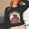 I Just Really Like Turtles And Books OK Turtle Reading Unisex Long Sleeve T-Shirt I Just Really Like Turtles And Books OK Turtle Reading Unisex Long Sleeve T-Shirt