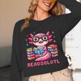 Kawaii Axolotl Readsolotl Book Lover Reading Bookworm Girls Unisex Long Sleeve T-Shirt Kawaii Axolotl Readsolotl Book Lover Reading Bookworm Girls Unisex Long Sleeve T-Shirt