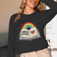 Libraries Are For Everyone Book LGBTQ Ally Gay Pride Month Unisex Long Sleeve T-Shirt Libraries Are For Everyone Book LGBTQ Ally Gay Pride Month Unisex Long Sleeve T-Shirt
