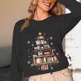 Library Books Christmas Tree Teacher Xmas Snowflake Unisex Long Sleeve T-Shirt Library Books Christmas Tree Teacher Xmas Snowflake Unisex Long Sleeve T-Shirt