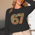 Literary 67 Bookshelf Six Seven Reading Meme Unisex Long Sleeve T-Shirt