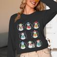 Literary Winter Reading Snowmen Cozy Book Lover Pattern Unisex Long Sleeve T-Shirt Literary Winter Reading Snowmen Cozy Book Lover Pattern Unisex Long Sleeve T-Shirt