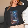 Magic Books Butterflies Fantasy Nature Tea Enchanting Unisex Long Sleeve T-Shirt Magic Books Butterflies Fantasy Nature Tea Enchanting Unisex Long Sleeve T-Shirt