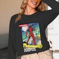 Marvel Comics Deadpool Vintage Book Art Unisex Long Sleeve T-Shirt