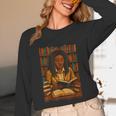 Melanin Girl Locs Book Lover Librarian Teacher Student Unisex Long Sleeve T-Shirt