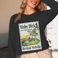 Moby Dick Book Cover Illustration Unisex Long Sleeve T-Shirt Moby Dick Book Cover Illustration Unisex Long Sleeve T-Shirt