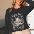North Pole Book Club Hot Cocoa Served Daily Unisex Long Sleeve T-Shirt North Pole Book Club Hot Cocoa Served Daily Unisex Long Sleeve T-Shirt