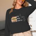 One More Chapter Sign Language Deaf Reading Book Lover Unisex Long Sleeve T-Shirt
