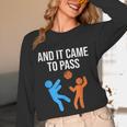 And It Came To Pass Book Of Mormon LDS Missionary Unisex Long Sleeve T-Shirt And It Came To Pass Book Of Mormon LDS Missionary Unisex Long Sleeve T-Shirt