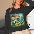 Rabbit Reading Book Under Large Mushroom Easter Bandana Unisex Long Sleeve T-Shirt Rabbit Reading Book Under Large Mushroom Easter Bandana Unisex Long Sleeve T-Shirt