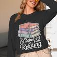 Rather Be Reading Book Lover Stack Unisex Long Sleeve T-Shirt