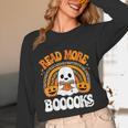 Read More Books Booooks Ghost Pumpkin Cute Teacher Halloween Unisex Long Sleeve T-Shirt
