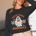 Read More Books Cute Ghost Reading Book Teacher Halloween Unisex Long Sleeve T-Shirt Read More Books Cute Ghost Reading Book Teacher Halloween Unisex Long Sleeve T-Shirt