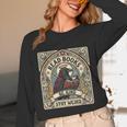 Read Books Be Kind Stay Weird Raven Tarot Reading Coffee Unisex Long Sleeve T-Shirt