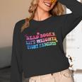 Read Books Lift Weights Fight Fascists Tie Dye Men Women Unisex Long Sleeve T-Shirt Read Books Lift Weights Fight Fascists Tie Dye Men Women Unisex Long Sleeve T-Shirt