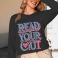 Read Your Heart Out Cute Teacher Reading Book Love Bookworm Unisex Long Sleeve T-Shirt Read Your Heart Out Cute Teacher Reading Book Love Bookworm Unisex Long Sleeve T-Shirt