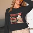 Reader Bookworm Fictional Character Reading Introvert Unisex Long Sleeve T-Shirt