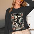 The Reader Tarot Card Skeleton Reading Book Bookworm Bookish Unisex Long Sleeve T-Shirt The Reader Tarot Card Skeleton Reading Book Bookworm Bookish Unisex Long Sleeve T-Shirt