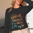 Readers Books Lovers BFF Books Club Paranormal Romance Reading Book Vampires Werewolves & Fae -Adults Short Sleeve Unisex Long Sleeve T-Shirt