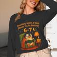 Reading 6 7 Six Seven Meme English Teacher Book Lover Unisex Long Sleeve T-Shirt