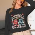 Reading Book Lover School Librarian Hooray It's Library Day Unisex Long Sleeve T-Shirt Reading Book Lover School Librarian Hooray It's Library Day Unisex Long Sleeve T-Shirt