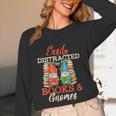 Reading Gnomes Cute Easily Distracted By Books And Gnomes Unisex Long Sleeve T-Shirt Reading Gnomes Cute Easily Distracted By Books And Gnomes Unisex Long Sleeve T-Shirt