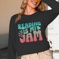 Reading Is My Jam Book Lover Bookworm Teacher Library Reader Unisex Long Sleeve T-Shirt Reading Is My Jam Book Lover Bookworm Teacher Library Reader Unisex Long Sleeve T-Shirt