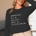 Reading Is a Right Not a Privilege Banned Books Unisex Long Sleeve T-Shirt Reading Is a Right Not a Privilege Banned Books Unisex Long Sleeve T-Shirt