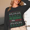 Reading Is Snow Much Fun Winter Bookworm Reading Book Lovers Unisex Long Sleeve T-Shirt