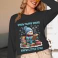 Reading Snow So Many Books Christmas Snow Little Time Unisex Long Sleeve T-Shirt